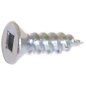 Reliable Fasteners Flat Head Wood Screws - #10 x 1 1/4-in - Zinc-Plated - Square Drive - 100 Per Pack