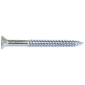 Reliable Fasteners Flat Head Wood Screws - #10 x 2 1/2-in - Zinc-Plated - 100 Per Pack - Square Drive