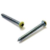 Reliable Fasteners Pan Head Metal Screws - #1 Square Drive - Almond - 100 Per Pack - #6 x 5/8-in