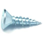 Reliable Fasteners Wood Screws - Flat Head with Nibs - Zinc-plated - Hi-lo Thread - #8 dia x 2 1/2-in L - 100-Pack