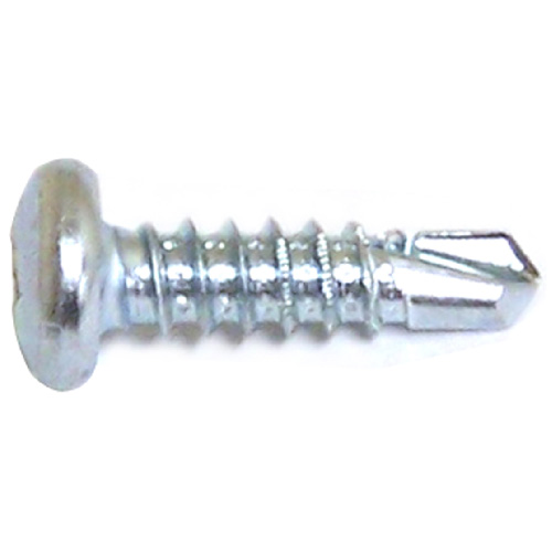 Reliable Fasteners Pan Head Screws - #8 x 1-in - Zinc-Plated - Square Drive - 10 Per Pack