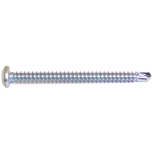 Reliable Fasteners Pan Head Screws - #8 x 2-in - Square Drive - Zinc-Plated - 100 Per Pack