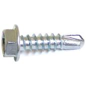 Reliable Fasteners Hex Head with Washer Screws - #10 x 1-in - 8 Per Pack - Zinc-Plated