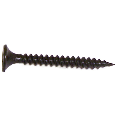 Reliable Fasteners Bugle-Head Steel Drywall Screws - Fine Thread - Black Phosphate - 1000 Per Pack - #6 x 1-in