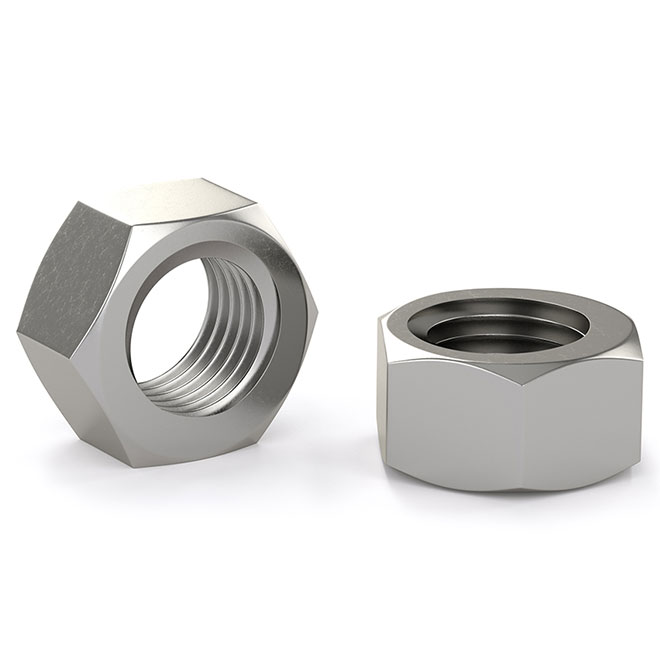 Reliable Fasteners Stainless Steel Hex Nuts - 5/16-in Dia - 18 Thread - 50 Per Pack