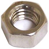 Écrou hexagonal en acier inoxydable d'Attaches Reliable, 3/8 po diamètre, 16 pas, boîte de 50