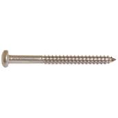 Reliable Fasteners Pan Head Screws - #8 x 2-in - Square Dive - 100 Per Pack - Stainless Steel