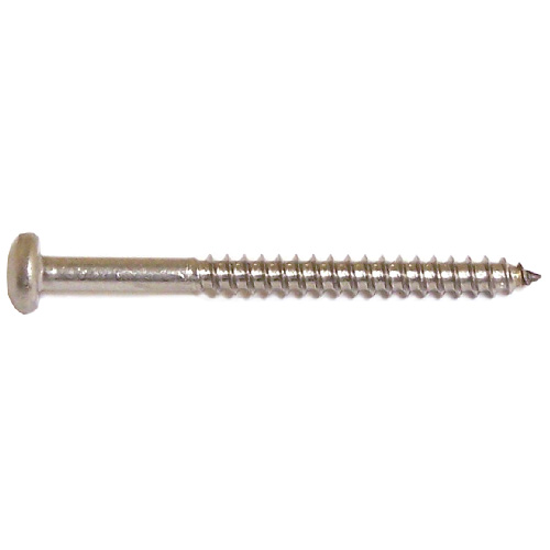 Vis en acier inoxydable de Reliable, no 10, 2 po, autotaraudeuses, type A, paquet de 100