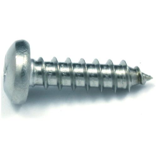 Vis à tête cylindrique de Reliable, no 12, 1 po, acier inoxydable, paquet de 100
