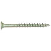 Bugle-Head Green Square Deck Screws - #6 x 2