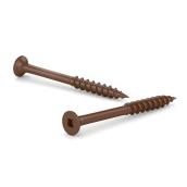 Reliable Box of 2000 #8 x 2 1/2-in Treated Wood Screws with Bugle Head and Coarse Thread