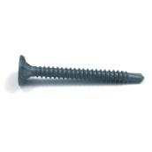 Reliable Fasteners Cement Panel Screws - Wafer Head - Fine Thread - Grey Steel - #8 dia x 1 5/8-in L - 5000-Pack