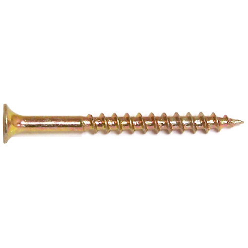 Reliable Fasteners Multi-Purpose Bugle-Head Screws - Yellow Zinc - Square Drive- 4000 Per Pack - #8 x 1 3/4-in