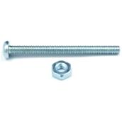 Reliable Fasteners Pan Head Screws with Nut - #6 x 2-in - #1 Quadrex Drive - 8 Per Pack - Zinc-Plated