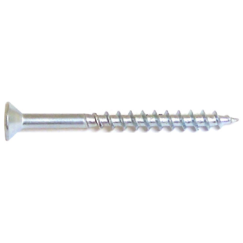 Reliable Fasteners Zinc-Plated Flat-Head Wood Screws - #8 x 2 1/2-in - Square Drive - Partial Thread - 8 Per Pack