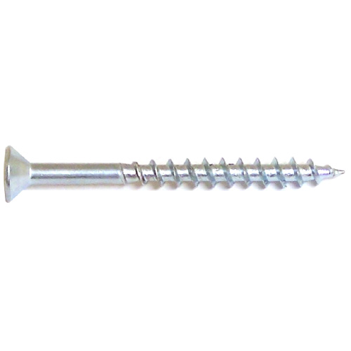 Reliable Fasteners Zinc-Plated Flat-Head Wood Screws - #6 x 1 3/4-in - Square Drive - Partial Thread - 100 Per Pack