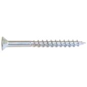 Reliable Fasteners Zinc-Plated Flat-Head Wood Screws - #8 x 3/4-in - Square Drive - Full Thread - 100 Per Pack