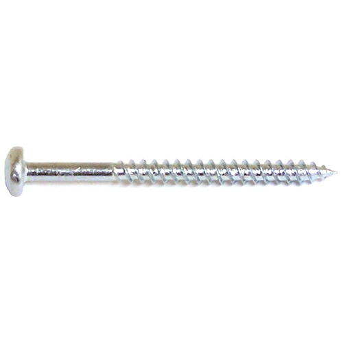 Reliable Fasteners Pan Head Wood Screws - #6 x 1 3/4-in - Zinc-Plated - 100 Per Pack - Square Drive