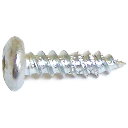 Reliable Fasteners Pan Head Wood Screws - #10 x 1/2-in - Zinc-Plated - 100 Per Pack - Square Drive