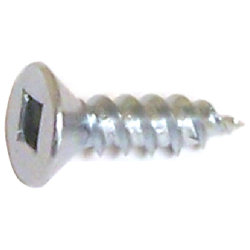 Reliable Fasteners Flat Head Wood Screws - #8 x 1-in - Zinc-Plated - 500 Per Pack - Square Drive