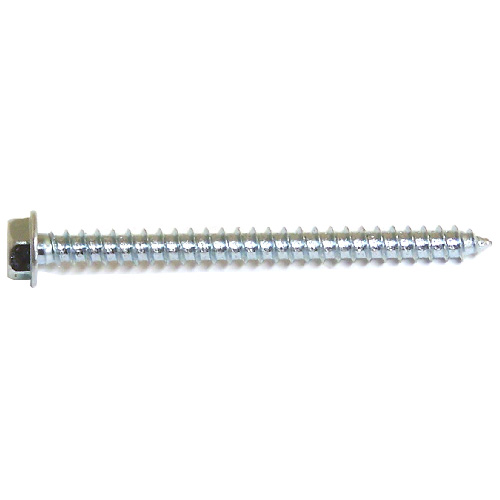 Reliable Fasteners Zinc-Plated Hex with Washer Screw - #8 x 1 1/2-in - Self-Tapping - Type A - 100 Per Pack