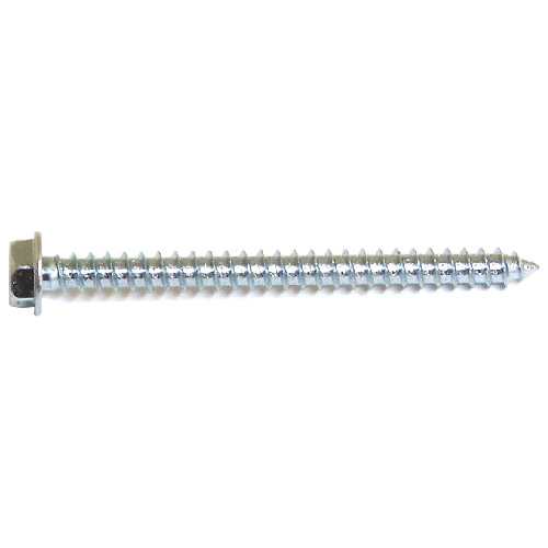 Reliable Fasteners Zinc-Plated Hex with Washer Screw - #14 x 2 3/4-in - Self-Tapping - Type A - 100 Per Pack