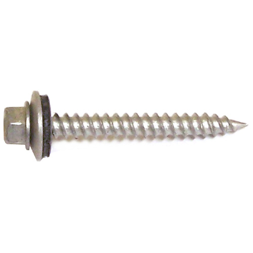 Reliable Fasteners Metal Roofing Screws with Neoprene Washer - Dacrotized - 400 Per Pack - #9 x 1-in