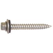 Reliable Fasteners Metal Roofing Screws with Neoprene Washer - Dacrotized - 400 Per Pack - #9 x 1-in