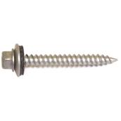 Reliable Fasteners Roof Metal Screws with Neoprene Washer - #14 dia x 2-in L - 3/8-in Hex Drive - 200 Per Pack