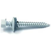 Metal ROOFING SCREWS: (250) 10 x 2 Bone White Hex Head Sheet