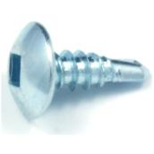 Reliable Fasteners Truss- Head Zinc-Plated Steel Screw - #8 x 1/2-in - Self-Drilling - Square Driver - 100 Per Pack