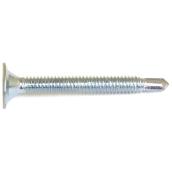 Reliable Fasteners Wafer Head Screws - #12 x 2 1/2-in - Zinc-Plated - Square Drive - 100 Per Pack