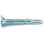 Reliable Fasteners Wafer Head Reamer Screws - #10x 2-in - 100 Per Pack - Zinc-Plated - Square Drive