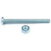 Reliable Fasteners Pan-Head Zinc-Plated Machine Screw with Nut - #10 x 1 3/4-in - Type B - Quadrex Drive - 8 Per Pack