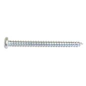 Reliable Fasteners Pan-Head Zinc-Plated Square Drive Screw - #8 x 1-in - Self-Tapping - Type A - 100 Per Pack