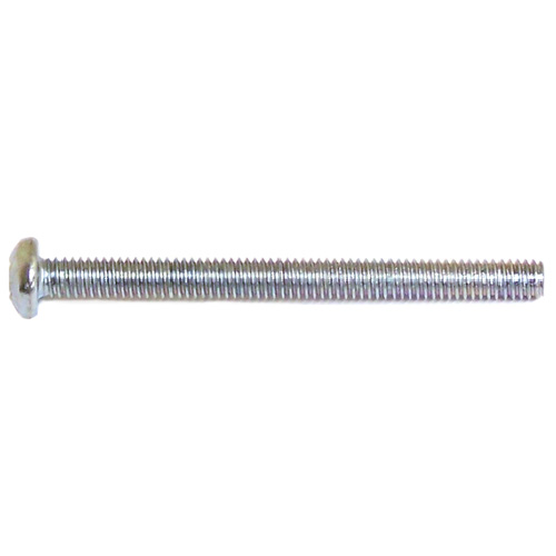 Vis à tête cylindrique Attaches Reliable, 5/16 po x 3 1/2 po, empreinte quadrex no 3, paquet de 50, zinguée