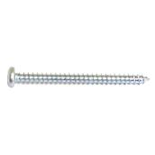 Vis à métal zinguée, tête ronde, n° 12, 3/4", 100/bte