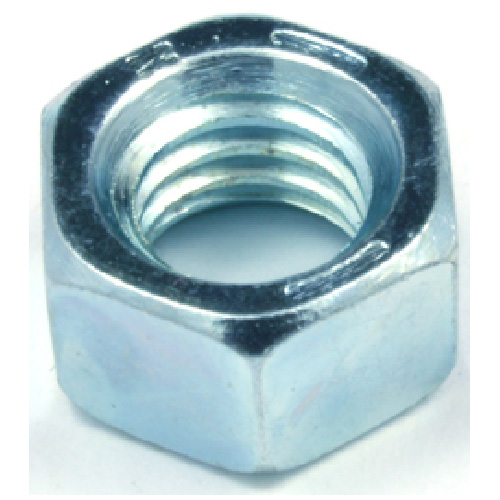 Écrou hexagonal zingué d'Attaches Reliable, 5/16 po de diamètre, 18 pas, calibre 5, boîte de 100