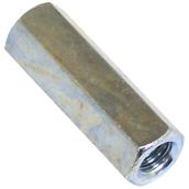 Reliable Fasteners Hexagonal Coupling Nuts - Zinc-Plated Steel - 1/4-in dia x 1 3/4-in L - 50 Per Pack