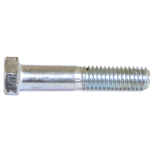 Reliable Fasteners Hex-Head Zinc-Plated Bolt - 1/4-in x 7-in - Blunt Point - Grade 2 - 50 Per Pack