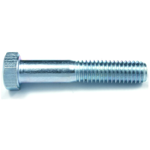 Reliable Fasteners Hex-Head Zinc-Plated Bolt - 3/8-in x 3 1/2-in - Blunt Point - Grade 5 - 50 Per Pack