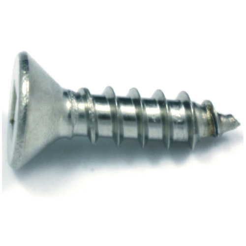 Reliable Fasteners Flat-Head Stainless Steel Screw - #6 x 3/8-in - Self-Tapping - Type A - 12 Per Pack