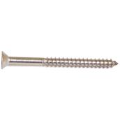 Reliable Fasteners Flat Head Screws - #10 x 2-in - Square Drive - 100 Per Pack - Stainless Steel