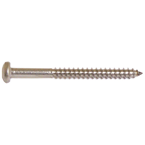 Reliable Fasteners Pan Head Screws - #10 x 3-in - Stainless Steel - 2 Per Pack - Square Drive