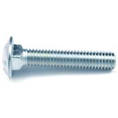 Reliable Fasteners Round Head Carriage Bolts - 3/8-16 Dia x 8-in L - Full Thread - Zinc Plated - 50 Per Pack
