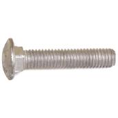 Reliable Carriage Bolts - 1/4-in dia 20 TPI x 1 1/2-in L - Hot-dipped Galvanized - 50 per Box