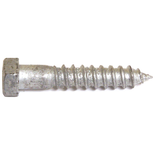 Reliable Fasteners Hex-Head Hot-Dip Galvanized Steel Lag Bolt - 5/16-in x 1 3/4-in - Self-Tapping - 50 Per Pack