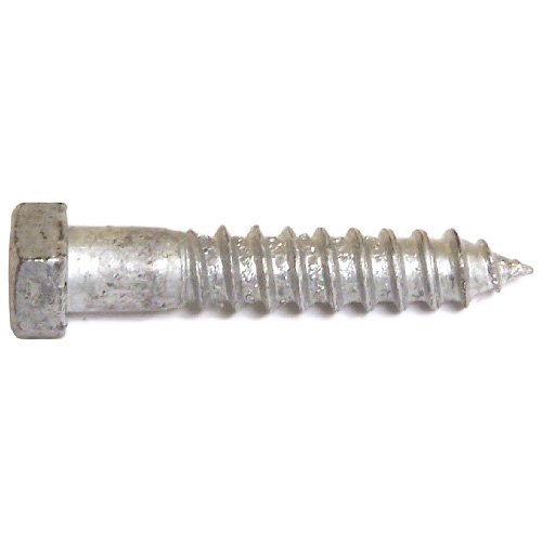 Reliable Fasteners Hex-Head Hot-Dip Galvanized Steel Lag Bolt - 5/16-in x 2-in - Self-Tapping - 50 Per Pack