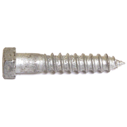 Reliable Fasteners Hex-Head Hot-Dip Galvanized Steel Lag Bolt - 5/16-in x 4 1/2-in - Self-Tapping - 50 Per Pack