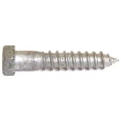 Reliable Fasteners Hex-Head Hot-Dip Galvanized Steel Lag Bolt - 3/8-in x 3-in - Self-Tapping - 50 Per Pack